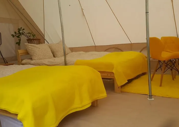 Роскошный шатер Glamping Z Alpakami *