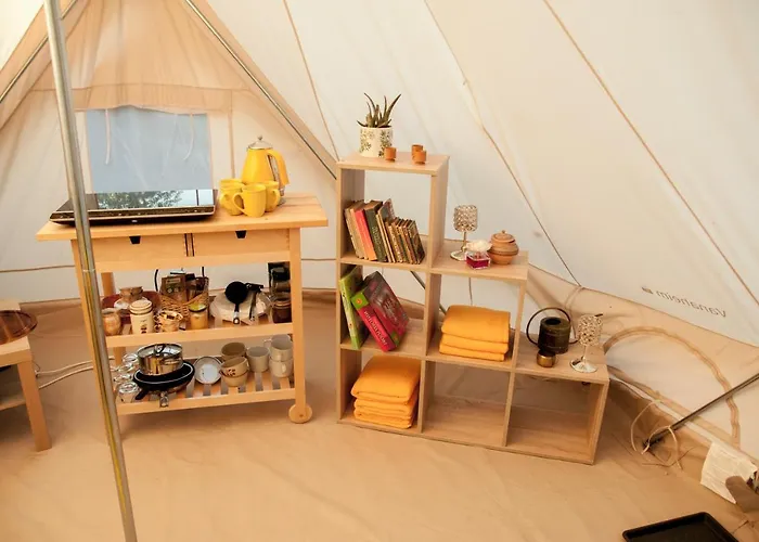 Роскошный шатер Glamping Z Alpakami
